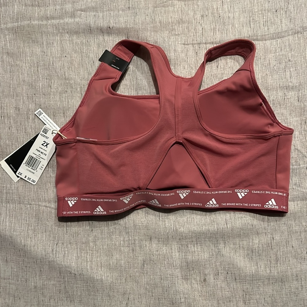 adidas Powerreact Training Medium Support Bra - Picture 5 of 6
